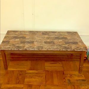 Coffee table and two end tables